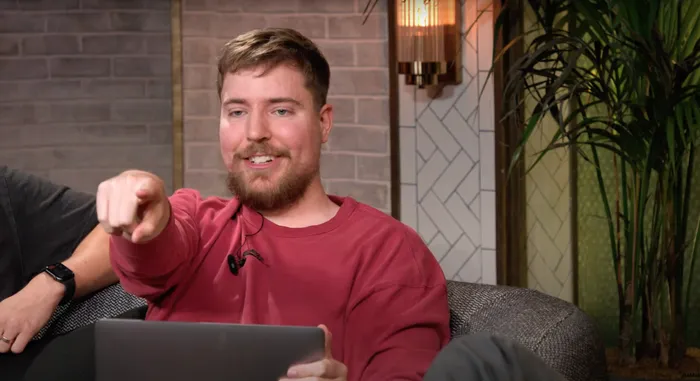 MrBeast (Jimmy Donaldson) during an early interview, discussing YouTube strategy and creative focus