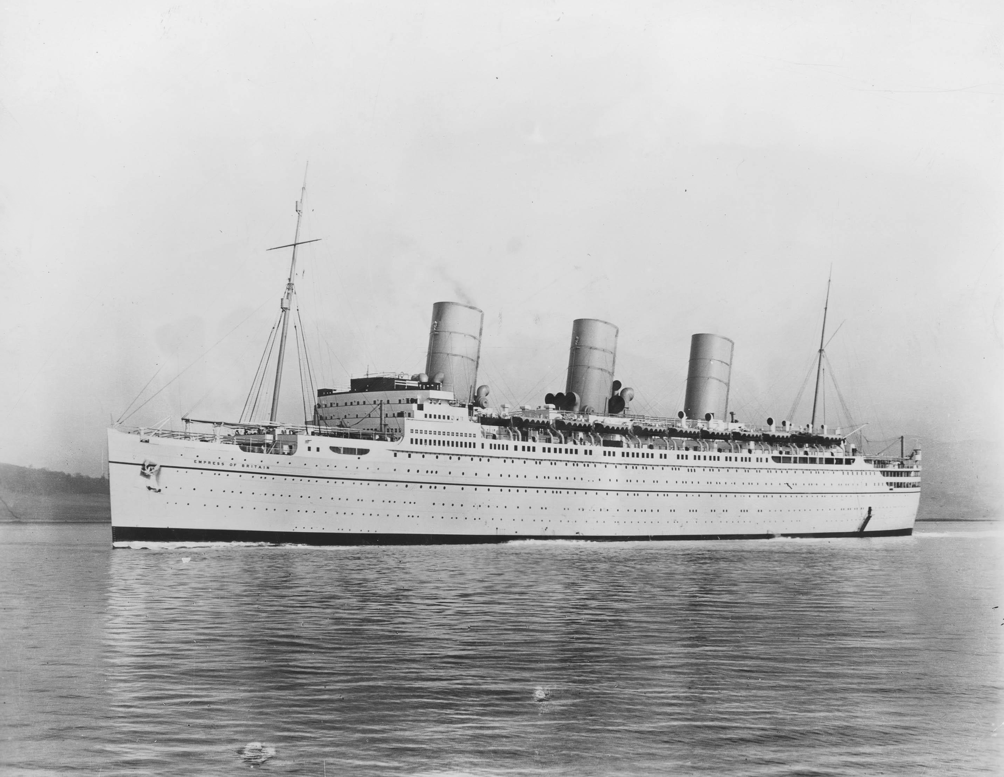 RMS Empress of Britain ocean liner symbolizing the bridge of incidents in Neville Goddard’s Barbados manifestation