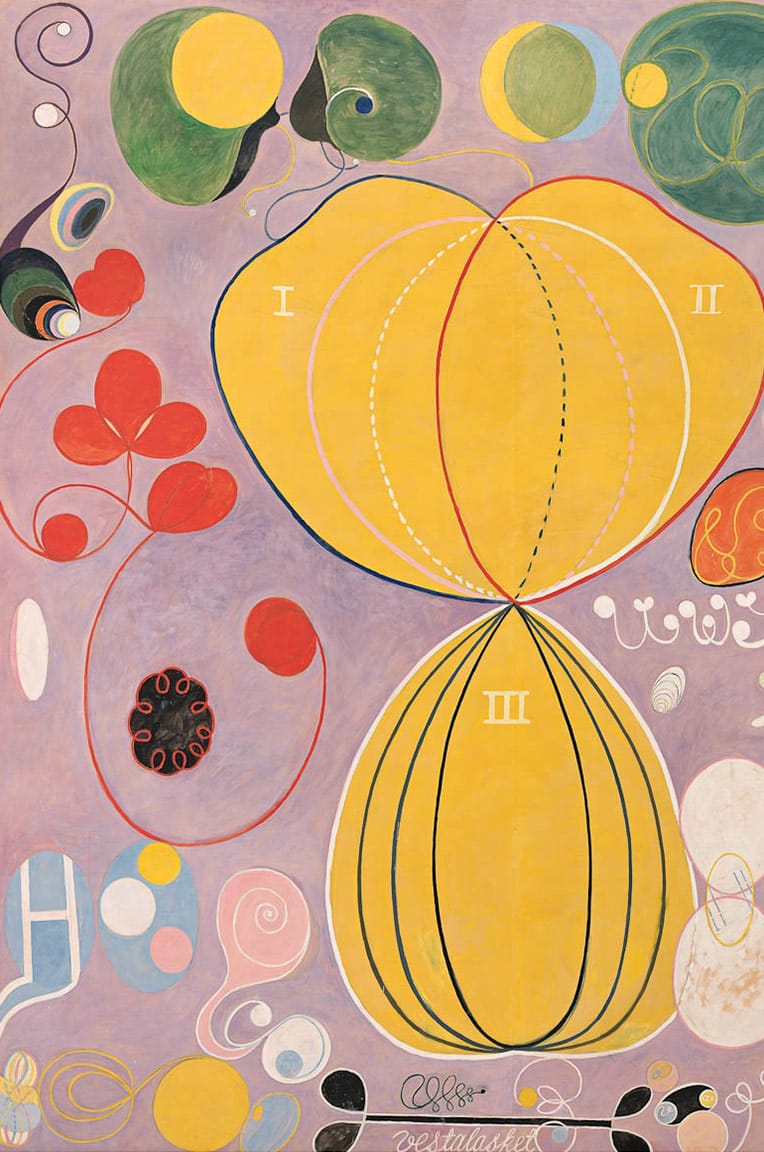 Hilma af Klint The Ten Largest No 7 Adulthood vibration frequency manifestation.