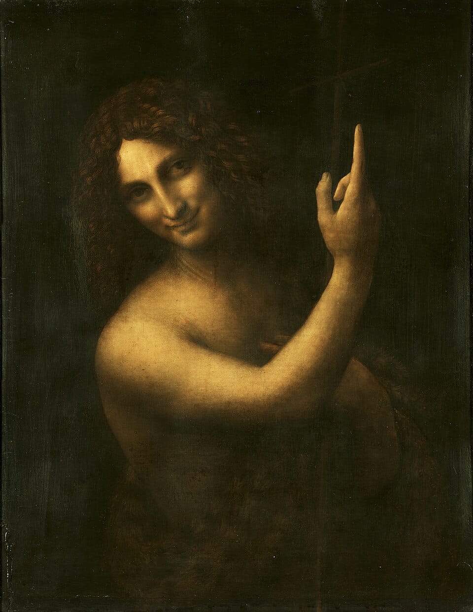 Leonardo da Vinci’s Saint John the Baptist symbolizing quiet revelation and inevitability