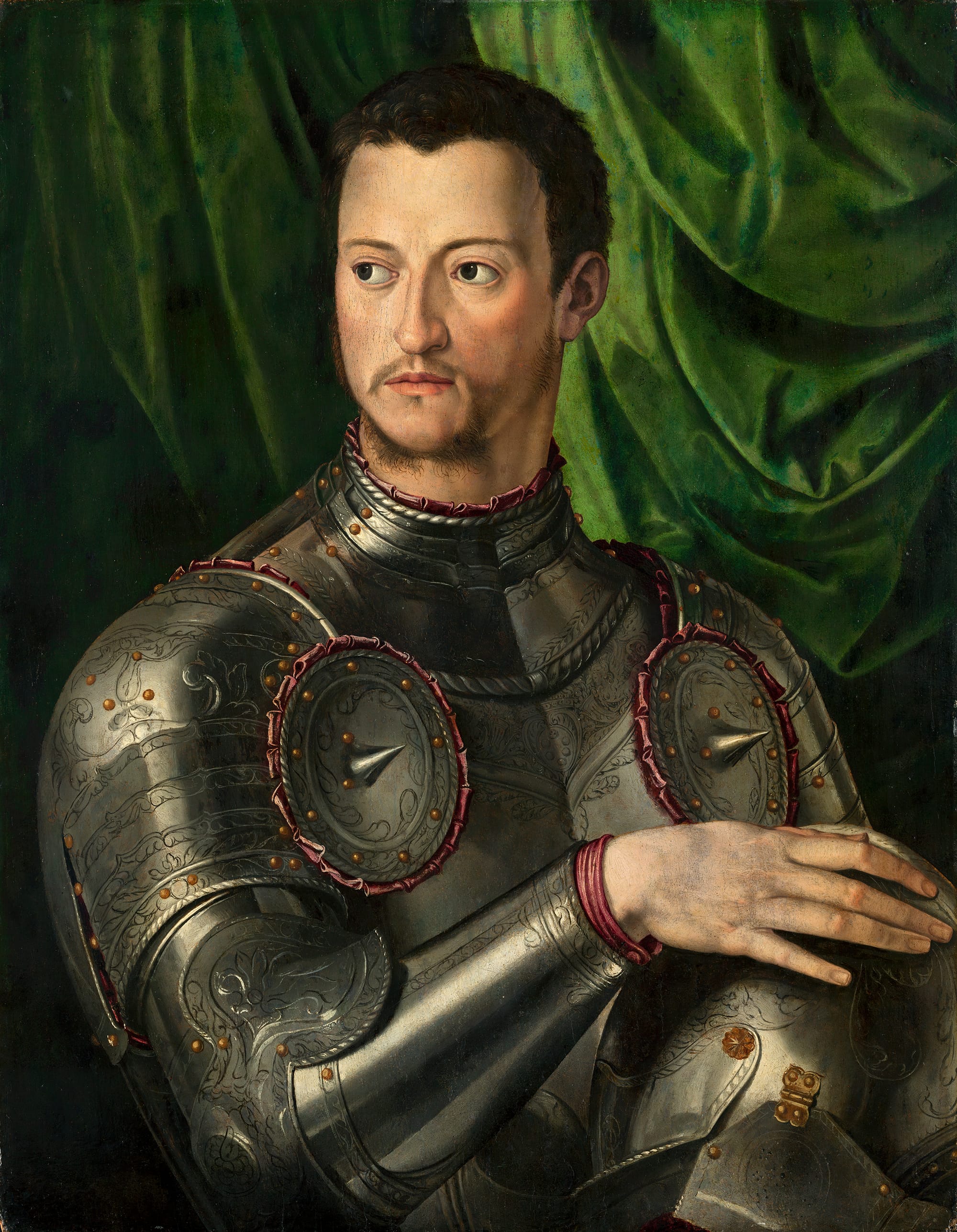 Cosimo I de’ Medici in Armour by Bronzino symbolizing stabilized sovereign identity and embodied authority