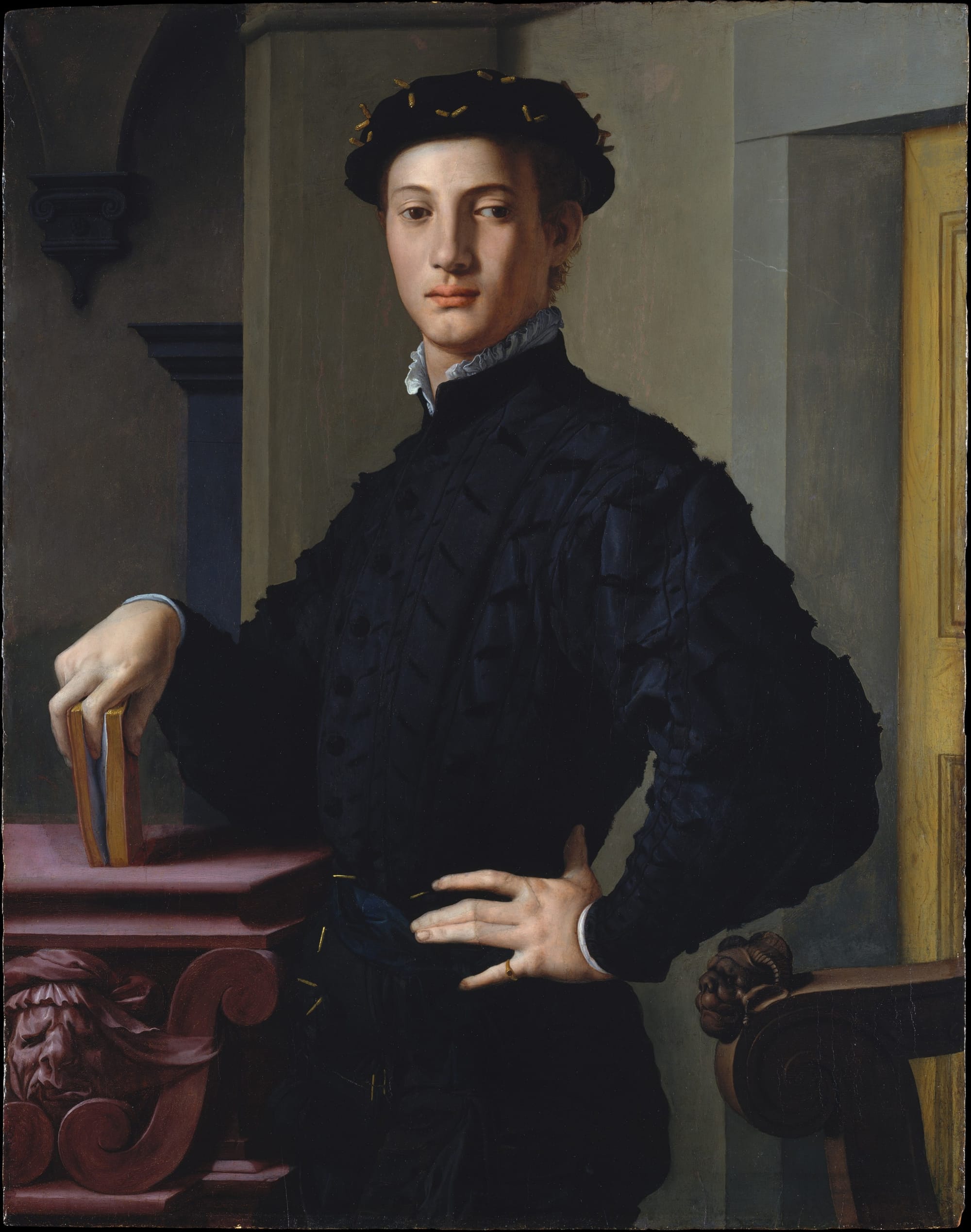 Portrait of a Young Man by Bronzino depicting Renaissance self-image authority and psychological identity formation