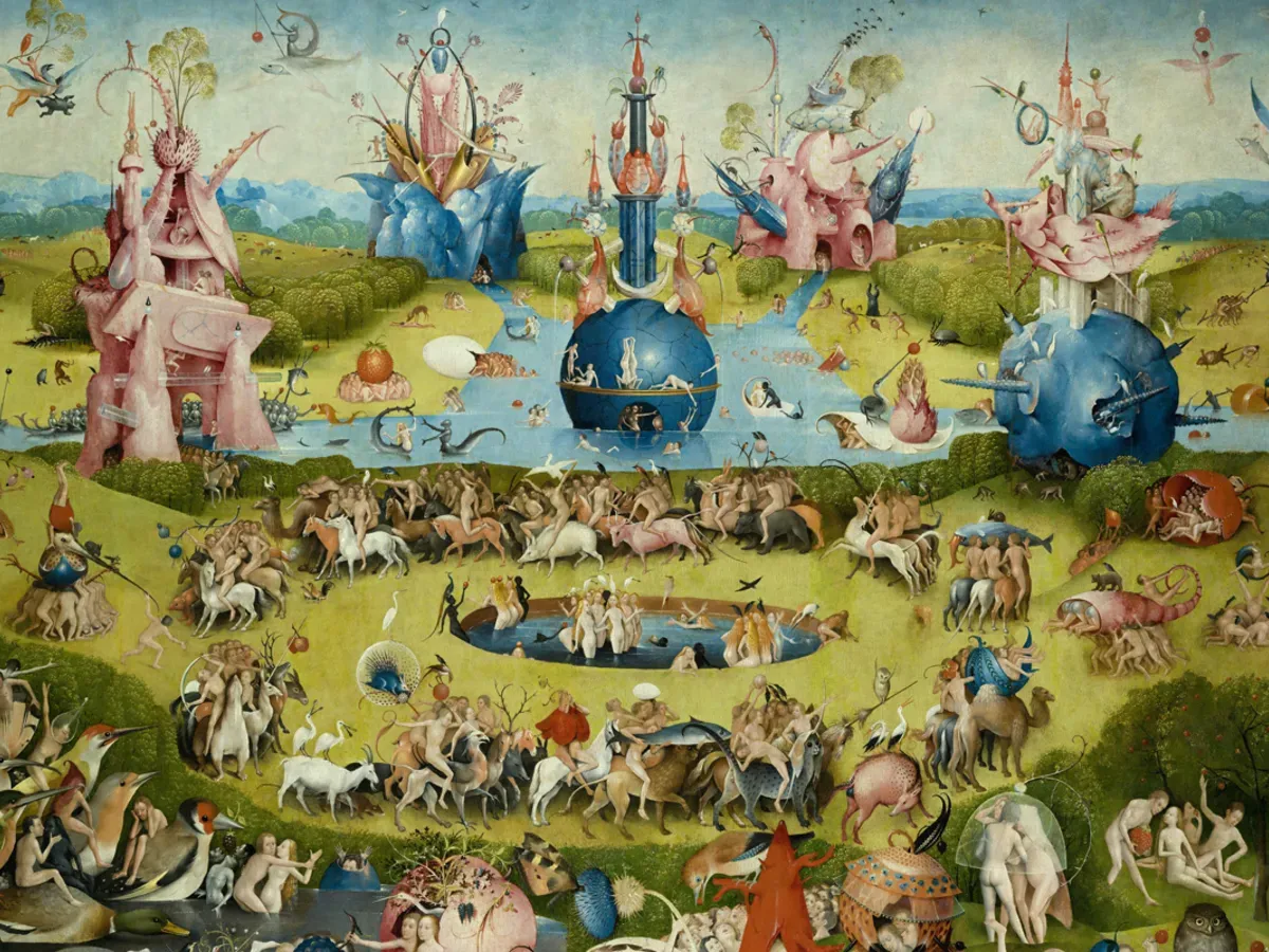 Hieronymus Bosch Garden of Earthly Delights illustrating subconscious conditioning desire and wealth psychology