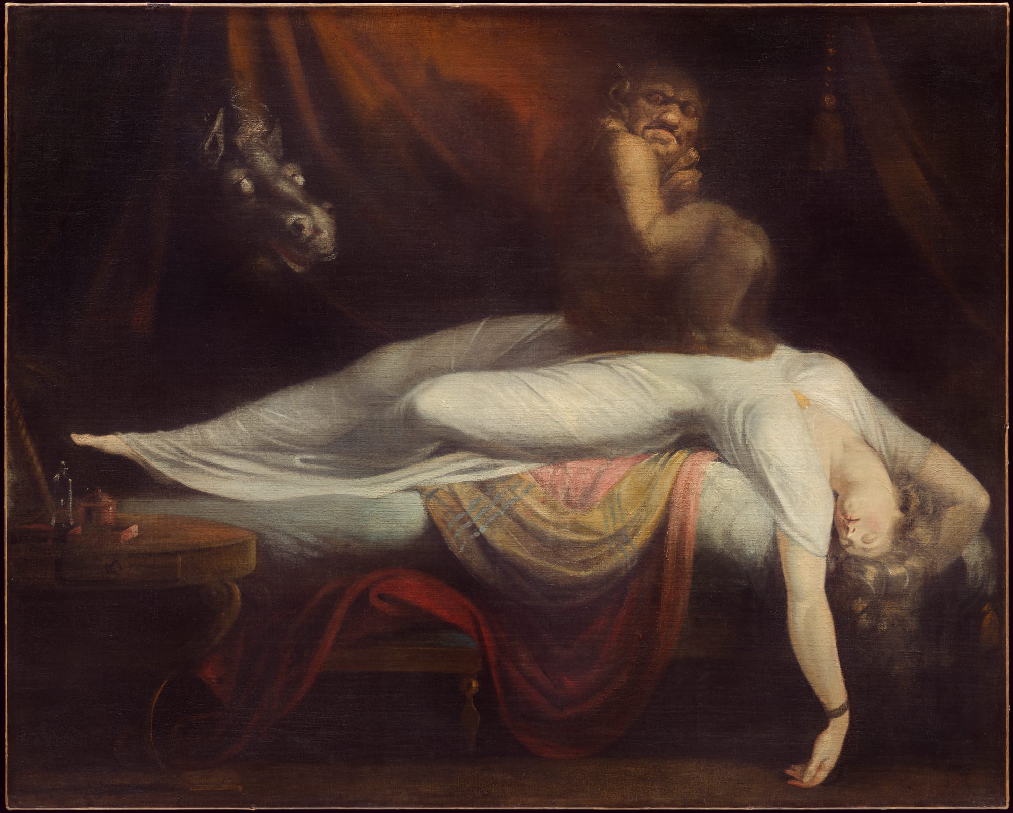 Henry Fuseli’s The Nightmare representing subconscious fear and psychological weight associated with financial anxiety and scarcity conditioning.