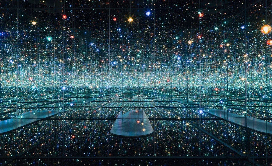 Infinity room installation representing identity vacuum and loss of internal reference points