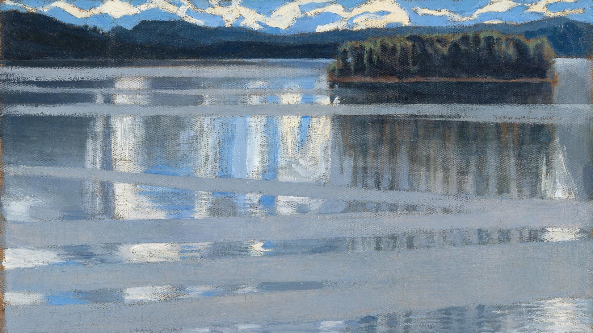 Akseli Gallen-Kallela Lake Keitele painting law of circulation money energy flow water symbolism movement