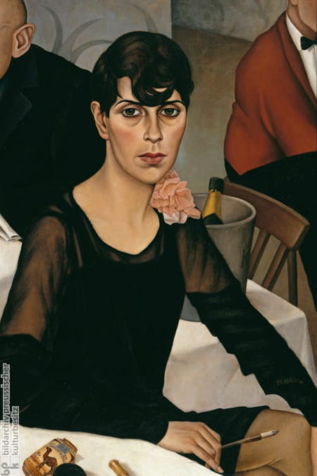 Christian Schad Sonja 1928 New Objectivity portrait depicting the Weimar era New Woman with psychological stillness and urban modern identity