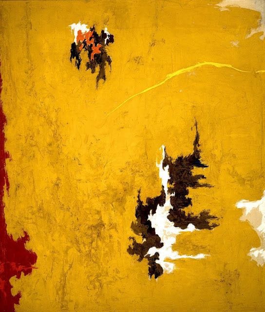 Clyfford Still 1948 C abstract expressionism painting representing affirmations integrating into subconscious identity over time