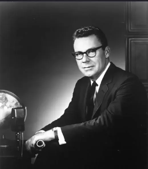 Earl Nightingale portrait — pioneer of personal development and mentor figure in the success philosophy movement associated with Bob Proctor