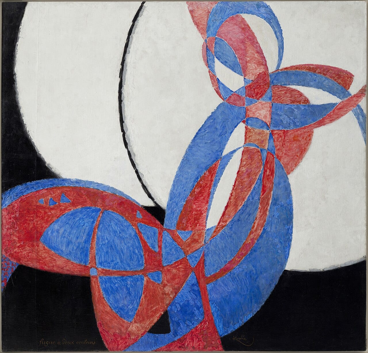 Frantisek Kupka Amorpha Fugue in Two Colors abstraction representing identity integration subconscious alignment manifestation