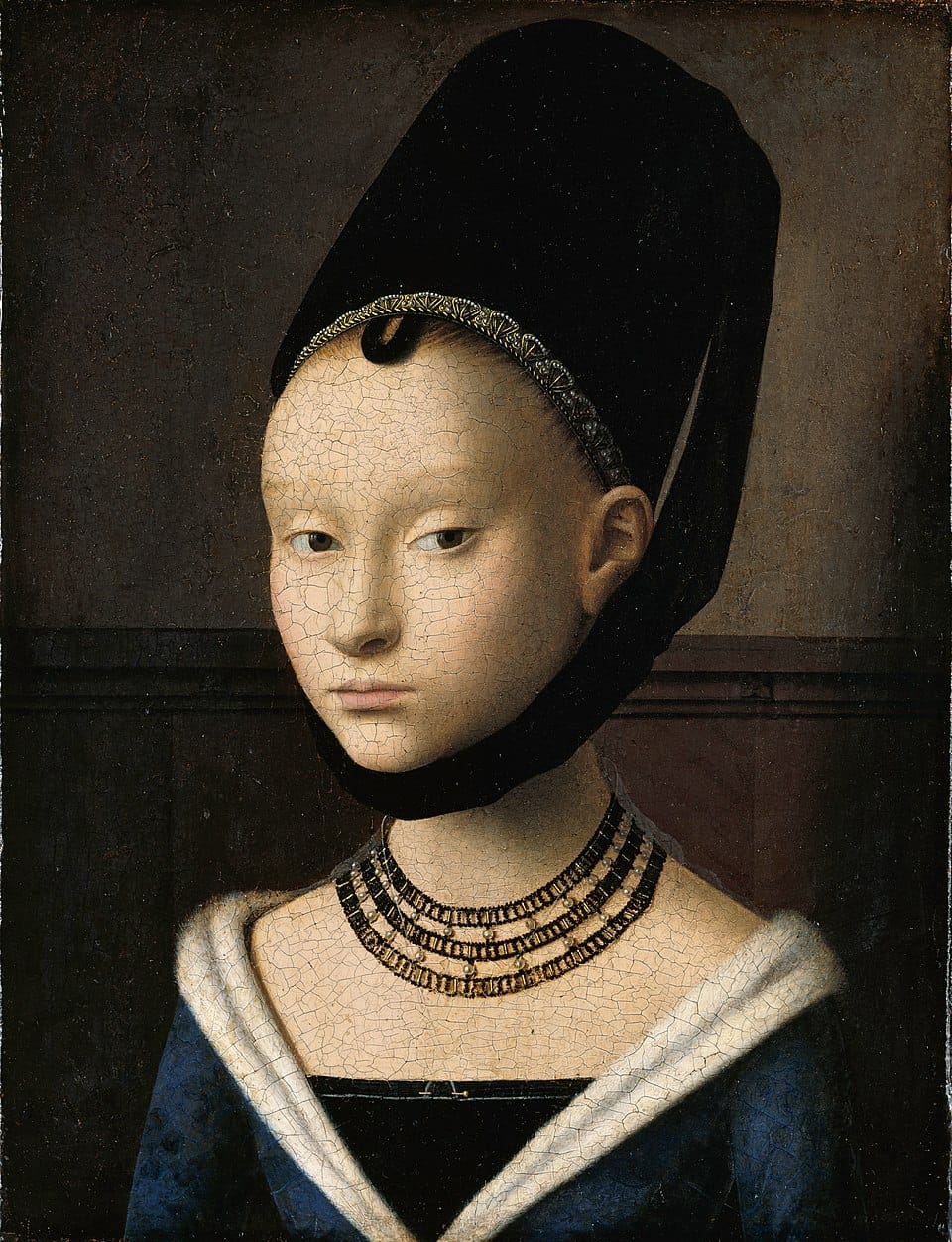 Petrus Christus Portrait of a Young Girl 1465 Northern Renaissance psychological identity realism
