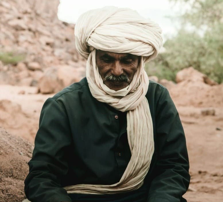 Illustrative portrayal of Abdullah, Neville Goddard’s Ethiopian mentor and teacher of the Law of Assumption