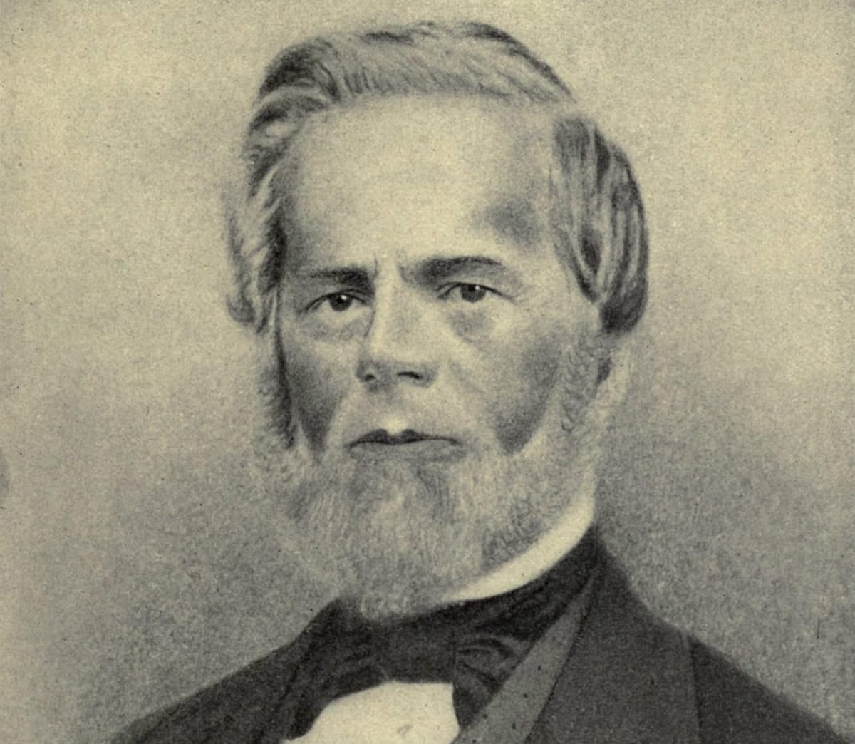 Portrait of Phineas Parkhurst Quimby, 19th-century mind cure healer whose ideas influenced New Thought and manifestation philosophy
