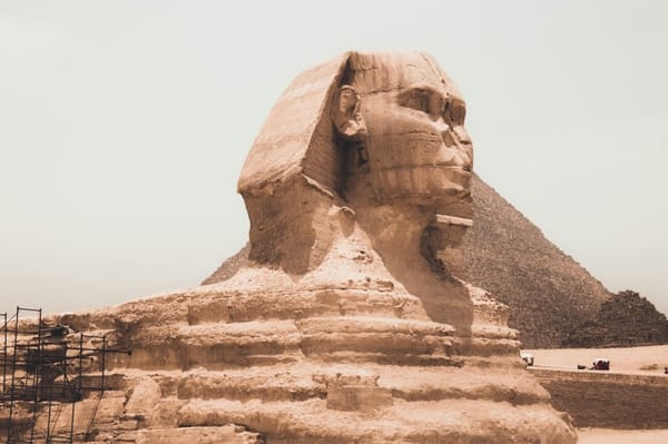 Great Sphinx of Giza and Pyramid of Khafre—iconic sacred site for spiritual travel (Letters from Wanderlust)