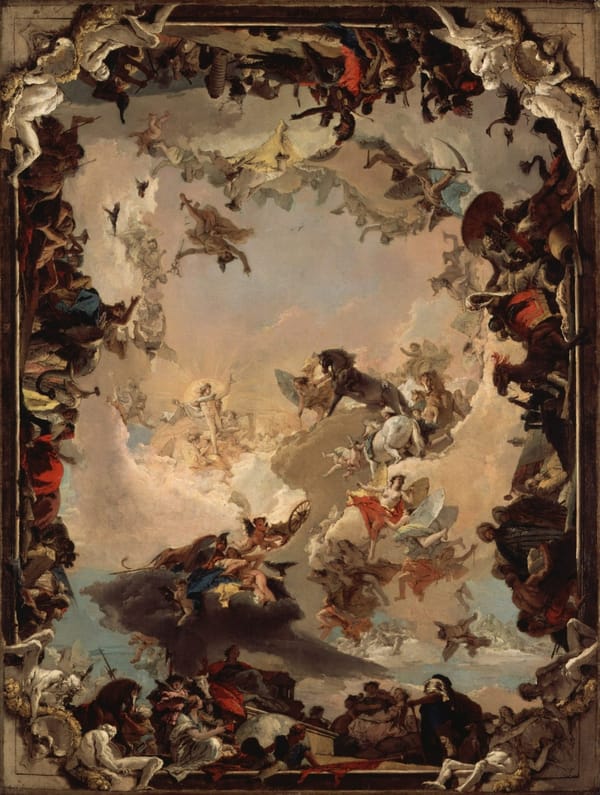 Giovanni Battista Tiepolo Allegory of the Planets and Time governing human destiny