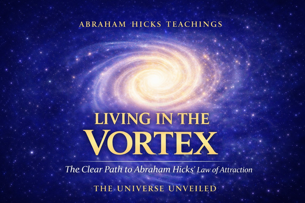 Living in the Vortex book by Abraham Hicks organized into a structured alignment system for Law of Attraction practitioners